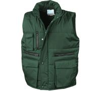 Gilet sans manches de travail matelassé Result - Vert Foncé XXXL