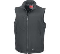 Gilet sans manches de travail softshell Result Noir L