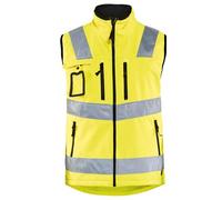 Gilet sans manches haute visibilité Blaklader Softshell Jaune XS