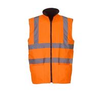 Gilet Sans Manches Haute Visibilité - Hv008f - Orange Fluo