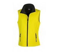 Gilet sans manches softshell femme Result Jaune / Noir S