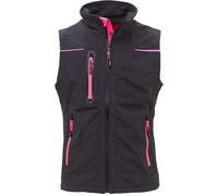 Gilet softshell U-Power Universe, couleur : gris fuchsia, taille : XS