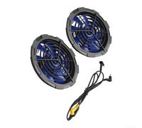 Gilet ventilateur de refroidissement, combinaison climatisée pour rester au frais d'été, accessoires pour le travail en plein air, la construction, haute température, rechargeable (24)