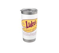 Gilmore Girls Luke's Connecticut Logo Gobelet isotherme en acier inoxydable double paroi