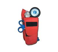 GIMA Holster, grand rouge, pochette de ceinture de rangement pour opérateurs d'urgence