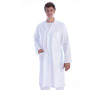 Gima - Homme Blanc Lab, Doctor Professional Manteau, coton/polyester, Scrubs, L, blanc, 1