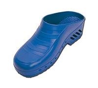 Gima - Sabots Professionnels, Anatomiques, Unisexe, Antidérapants, Antistatiques, Tige Non Perforée, Semelle Perforée, Couleur Bleu électrique, Taille EU 39, 1 Paire