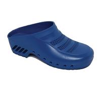 Gima - Sabots professionnels, anatomiques, unisexes, antidérapants, antistatiques, dessus perforé, semelle perforée, couleur Bleu taille EU 36, 1 paire