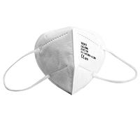 GIMA Value&Safe 20733 Lot de 20 masques filtrants ergonomiques pliables et résistants à la poussière FFP2 5 couches Blanc PSA de classe III 20 pièces dans emballage individuel Langues IT,GR,RO,PL,CZ