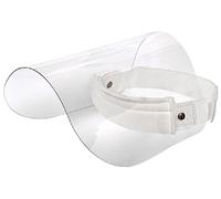 GIMA Visière Écran de protection transparent en polycarbonate, inclinable, résistant aux éclaboussures, anti-buée, certifié EPI classe II, protège bouche, nez, yeux et visage, taille universelle