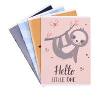 gimboo Cahier d'écolier/Format A5 16/16 feuilles lignées 3/Mixte Lot de 20 - Motifs assortis/pour enfants pour la rentrée des classes primaire/sans bord/cartes blanches