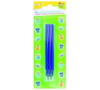 gimboo Recharge pour stylo effaçable automatique/Espace/monstres/3 pcs/Bleu