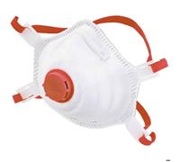 GIME 2575496 Masque anti poussières fines avec valve FFP3 10 pc(s) EN 149:2001 + A1:2009 DIN 149:2001 + A1:2009