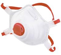 GIME 2575496 Masque anti poussières fines avec valve FFP3 10 pc(s) EN 149:2001 + A1:2009 DIN 149:2001 + A1:2009