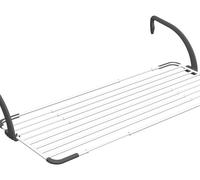 Gimi Vileda Brezza Extend : séchoir à linge télescopique en acier pour balcon, 20 m