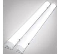Gimisgu 2x Neon LED 120CM 36W 3060lm Connectable Tube LED, Blanc Neutre 4000K Reglette LED IP65 Imperméable Luminaire Plafonnier pour Garage Atelier Bureau Chambre Salon Cuisine