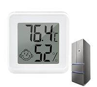 GIMOCOOL Mini Thermomètre Hygromètre Intérieur, Digital Thermo HygromèTre Indicateur Précision D'ambiance Moniteur de Température pour Maison, Serre, bébé, Bureau, Maison, Jardin, Cave