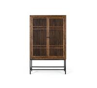 Giner y colomer Armoire acacia et métal - Brun