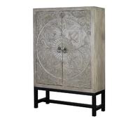 Giner y colomer Armoire en manguier - Argent