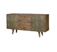 Giner y colomer Buffet manguier et bronze - Marron