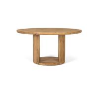 Giner y colomer Table à manger ronde en bois de manguier - Brun