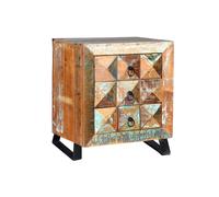 Giner y colomer Table basse bois recyclé - Multicolore