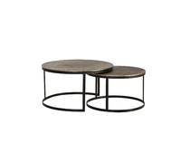 Giner y colomer Table basse carrée - Noir