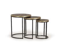 Giner y colomer Table basse gigogne x3 - Argent