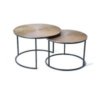 Giner y colomer Table basse ronde - Argent