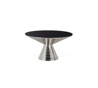 Giner y colomer Table basse ronde verre - Noir