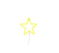 GINGA LED Décorative Étoile - Lampe Design, Alimentation Piles ou USB-A, Éclairage Ambiance -Blanc