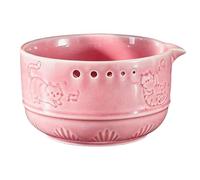 Ginger Grinder Bowl - 2-in-1 Ceramic Cat Design Stripper, Manual Tool