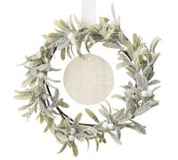 Ginger Ray- Décoration réutilisable Gui, Christmas Wreath, doré, Taille Unique