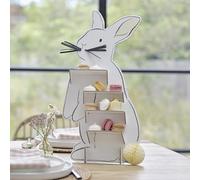 Ginger Ray Lapin de Pâques avec Support de Table en nid d'abeille pour friandises de fête, sandwichs et gâteaux 50 cm x 24,3 cm