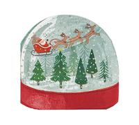 Ginger Ray Lot de 16 serviettes de table en papier Motif boule de neige
