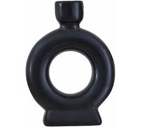 Ginger Ray Lot de 2 bougeoirs en céramique Noire pour décoration de Table de Noël