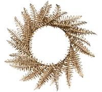 Ginger Ray- Lot de 4 Sets de Table, Gold Fern Wreath Christmas, L, Doré
