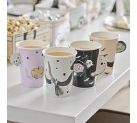 Ginger Ray Lot de 8 gobelets en papier pour fête d'Halloween avec personnages pop out