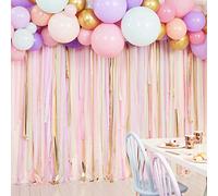Ginger Ray - Mix it Up - Toile de fond pour fête avec serpentins et ballons - Pastel