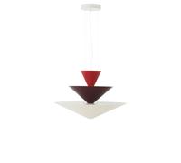 Gio LN15 Suspension Ø92 Rouge Vermillon/ Bordeaux Foncé/Blanc Ecru