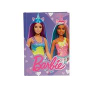 Giochi Preziosi Barbie - Agenda Scolaire Barbie 2024/2025, Couverture 2 poupées Barbie Licorne, Agenda Rigide 10 Mois non daté, intérieur à Carreaux avec signet, Agenda élémentaire et Moyen 24/25