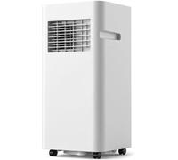 GIOFEOIK Climatiseur Mobile 10000 BTU 2 en 1 Froid et Déshumidificateur, Minuterie, Télécommande, Ventilateur Oscillant, Kit d’Installation, 2 Vitesses pour Chambre ou B, 5000 BTU, 5000 BTU