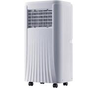 GIOFEOIK Climatiseur Mobile 10000 BTU pour 350 Pi², Ventilateur Silencieux, Modes Frais & Sec, Minuterie 24H, Kit Fenêtre pour Maison Bureau, 10000 BTU, 10000 BTU