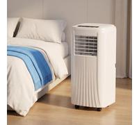 GIOFEOIK Climatiseur Mobile 12000 BTU, Unité de Climatisation Intelligente avec Ventilateur et Déshumidificateur, Rafraîchissement Silencieux pour Chambre et Bureau, Kit, 10000 BTU, 10000 BTU