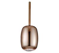 Gioia Suspension En Verre Pirex Finition Bronze Poli Raccord G9 33W Ip20 - Groupe Rossini - Lampe Design Ovale Sablée