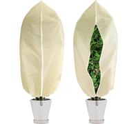 GIONAR Protection hivernale des plantes pack de 2 Non-tissé antigel 160x100cm