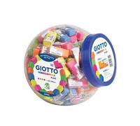 Giotto Fluo Gomma Per Cancellare Elastomero Termoplastico (Tpe) Blu, Fucsia, Verde, Arancione, Giallo 120 Pz
