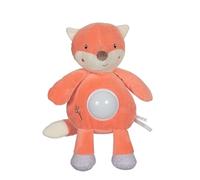 GIPSY TOYS - PELUCHE VEILLEUSE RENARD - GAMME BAMBOO - LUMIERES DOUCES ET APAISANTES - 1ER ÂGE - IDEE CADEAU NAISSANCE BEBE - FILLE ET GARCON - 13 CM - ORANGE ET BEIGE