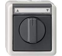 GIRA 015430 Elektroschalter Schwarz - Grau (015430)