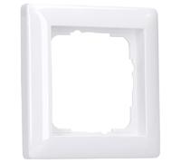 Gira 021103 Standard 55 Cadre de finition simple, Blanc Brillant